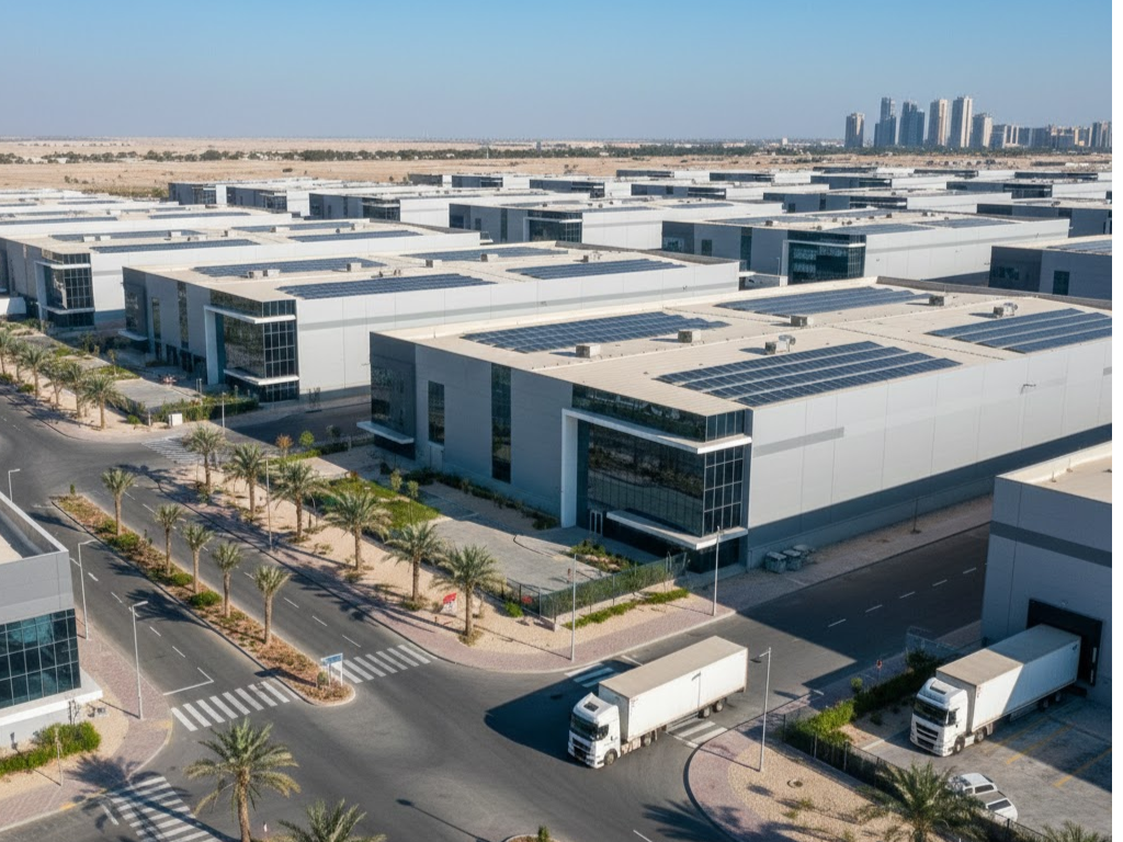 Freehold Industrial Warehouse Plot for AED 125 psqft in Sharjah