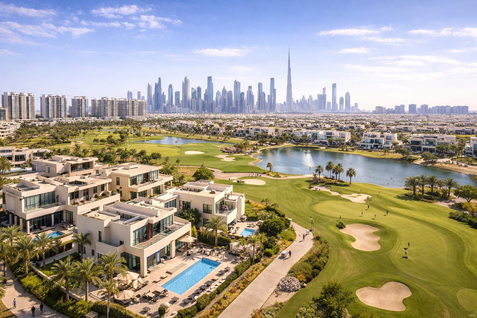 Dubai Hills Estate villas apartments golf community investment