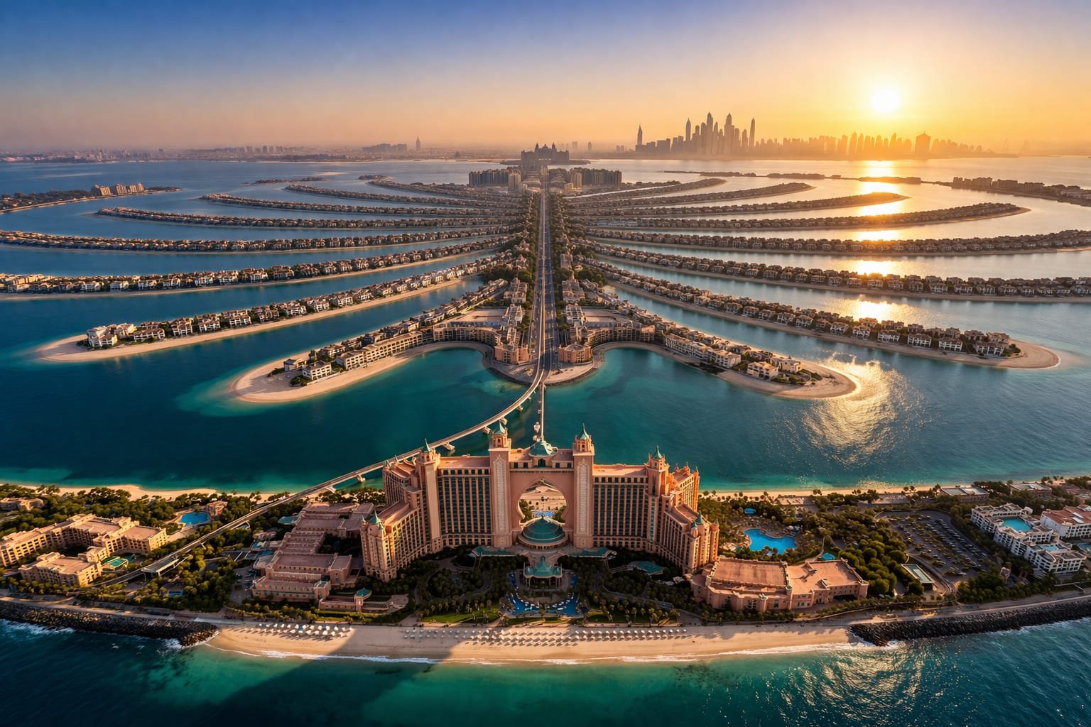 Palm Jumeirah luxury beachfront villa Dubai